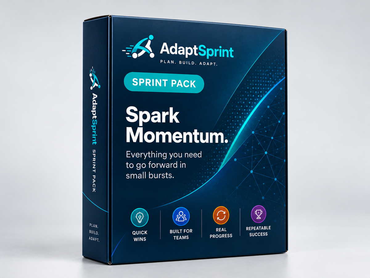 AdaptSprint Sprint Pack working packaging render