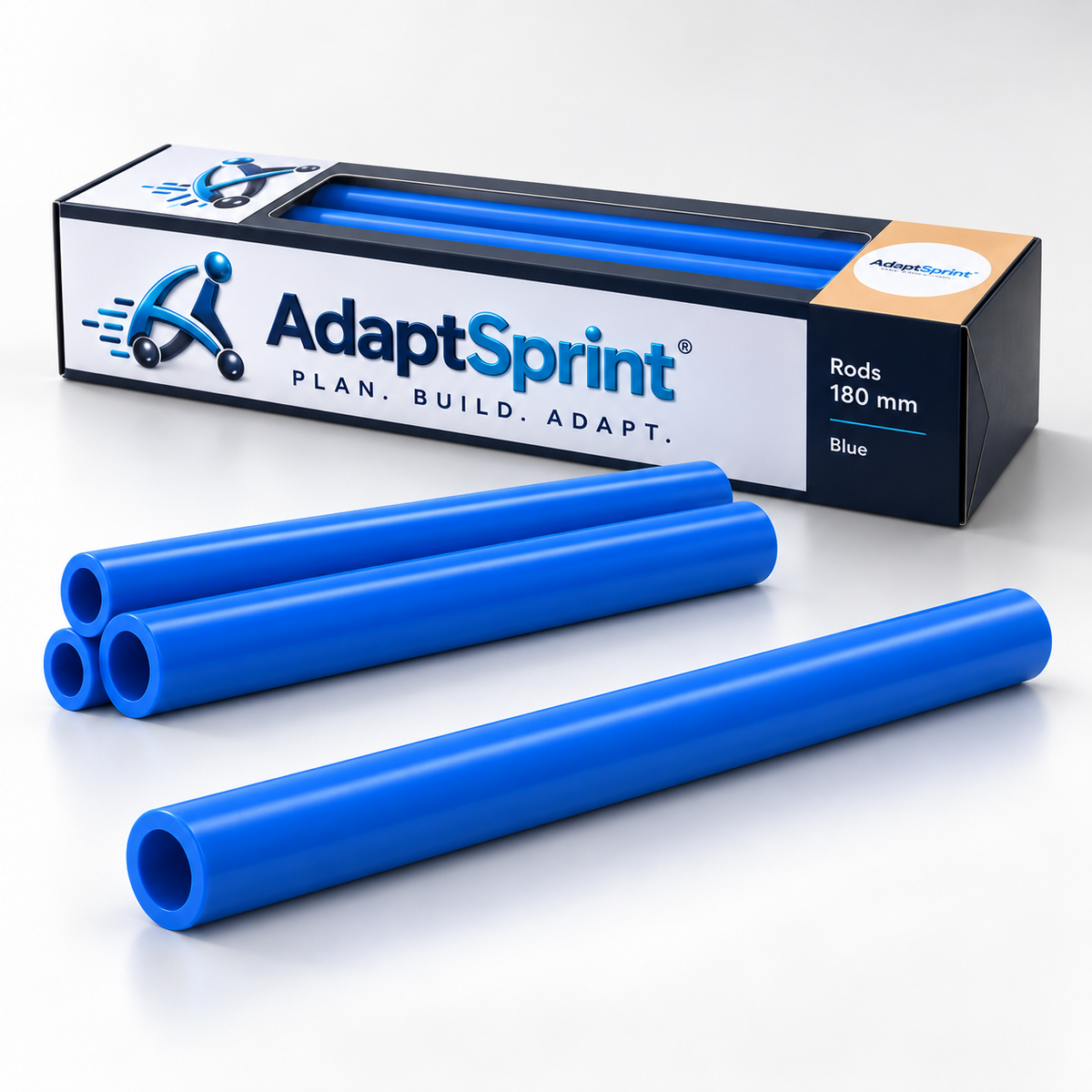 AdaptSprint Rod Pod 180 mm Blue studio product rendering